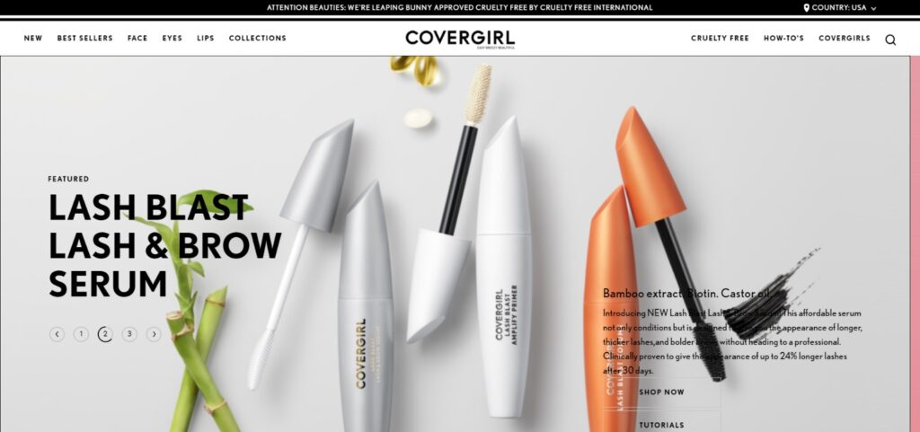 Covergirl website