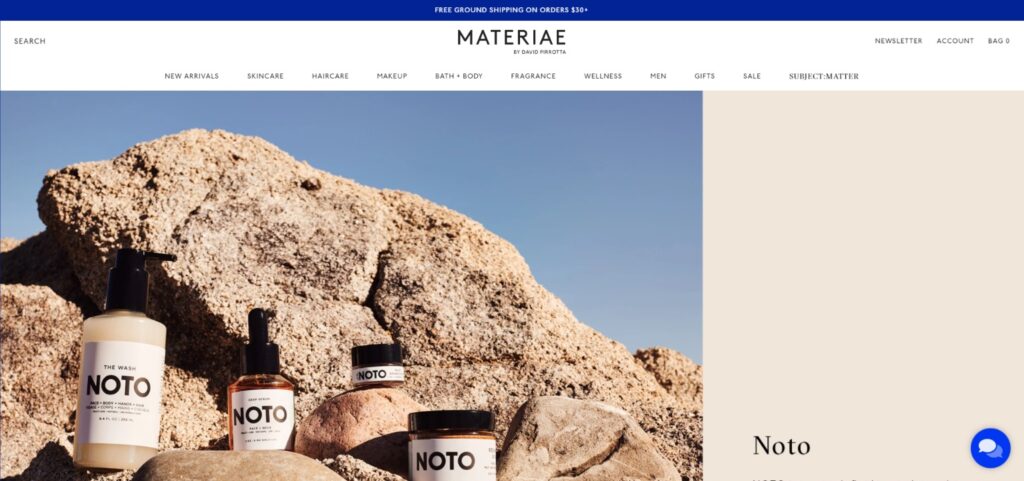 Materiae best beauty products website