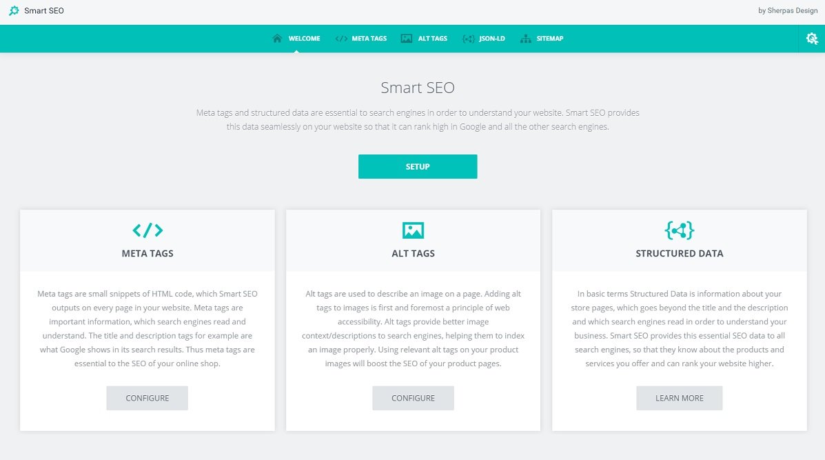 Smart SEO Shopify SEO tool