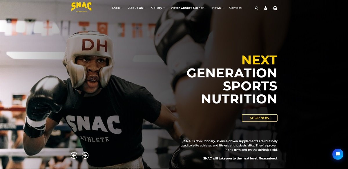 Snac website design