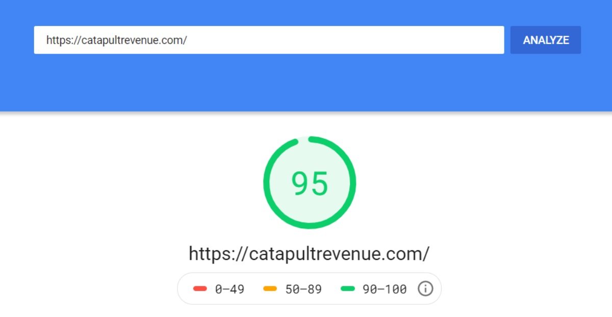 website speed test