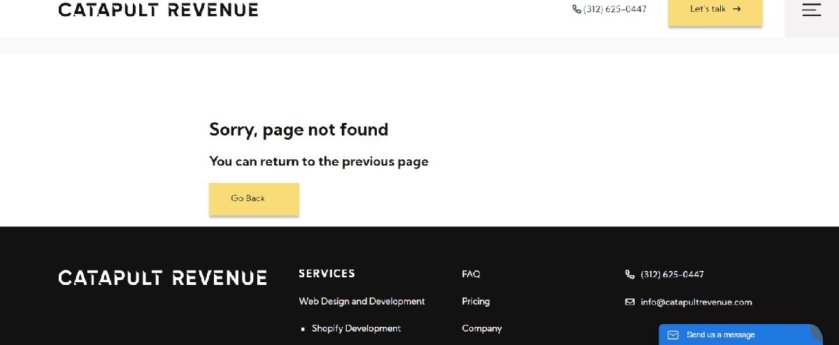 catapultrevenue.com 404 page not found