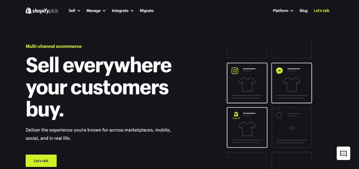 shopify multi-channel ecommerce marketing tool