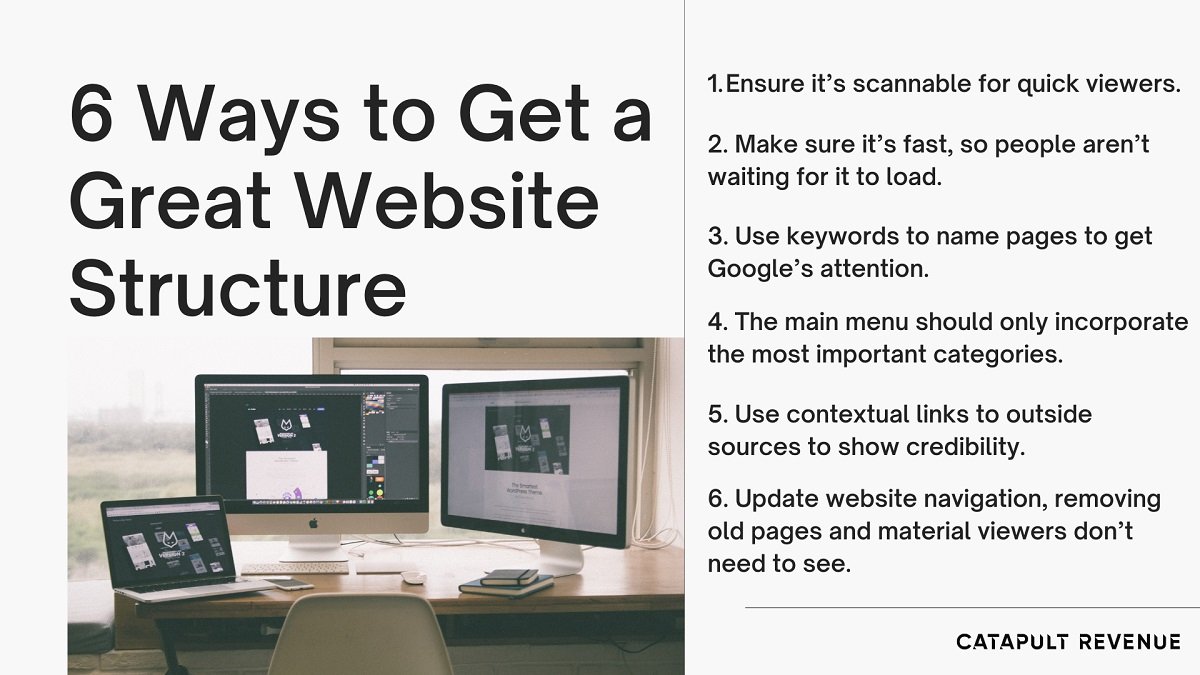 6 ways to get a great website structure